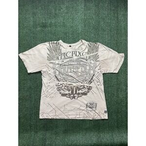 Y2K Afflictions Style South Pole AOP T-shirt Men's Size XXL